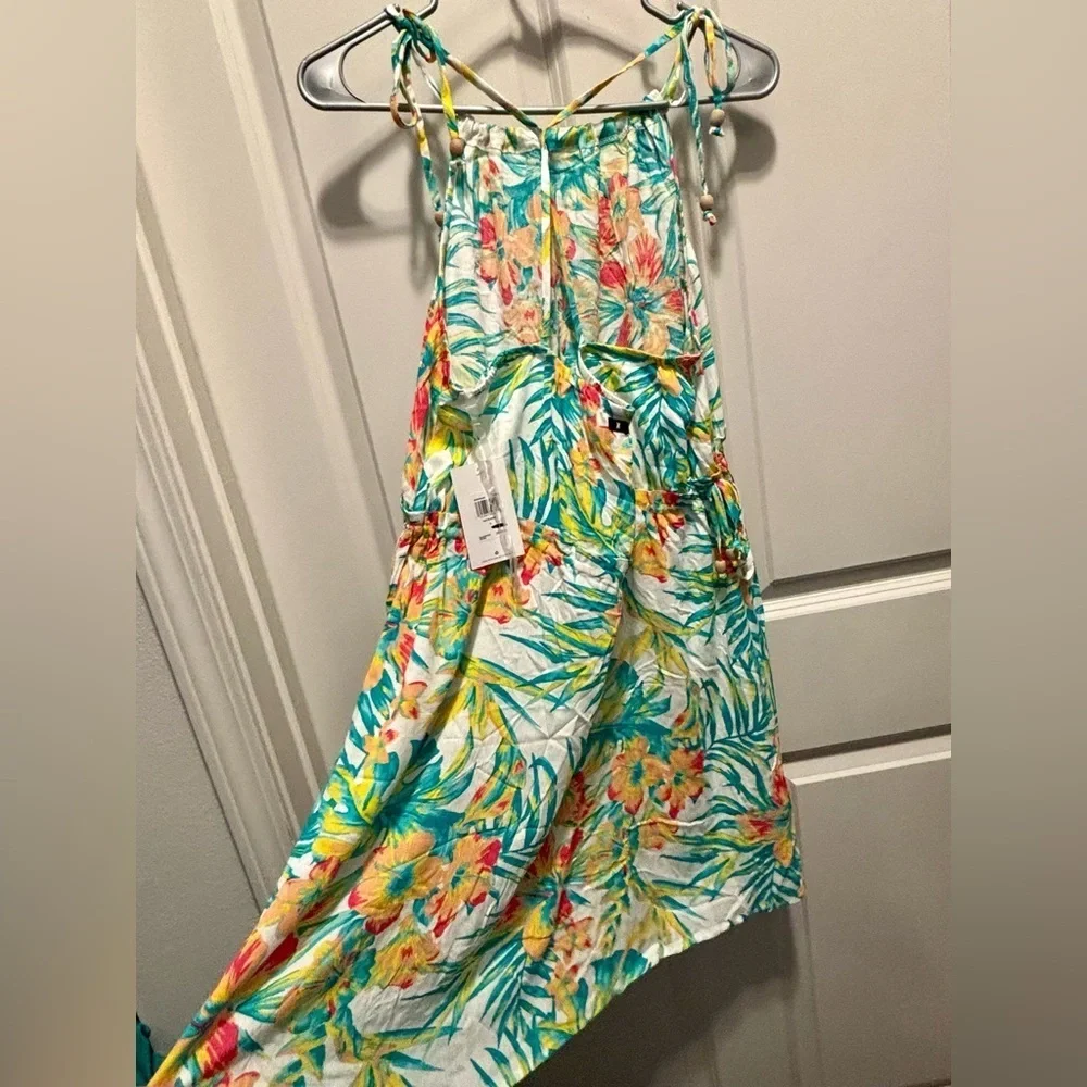 NWT Hurley Women’s‎ Size Large Hawaiian Garden Kate Tie Dresss